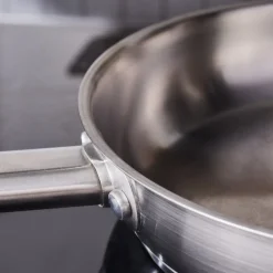 Karaca Elite Stainless Steel Induction Mini Frying Pan, 14cm, Silver