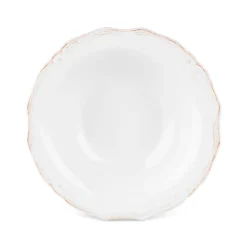 Karaca Elizabeth Ceramic Salad Bowl, 26cm, Ecru