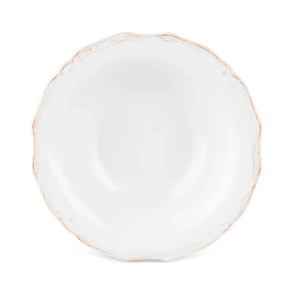 Karaca Elizabeth Ceramic Salad Bowl, 26cm, Ecru