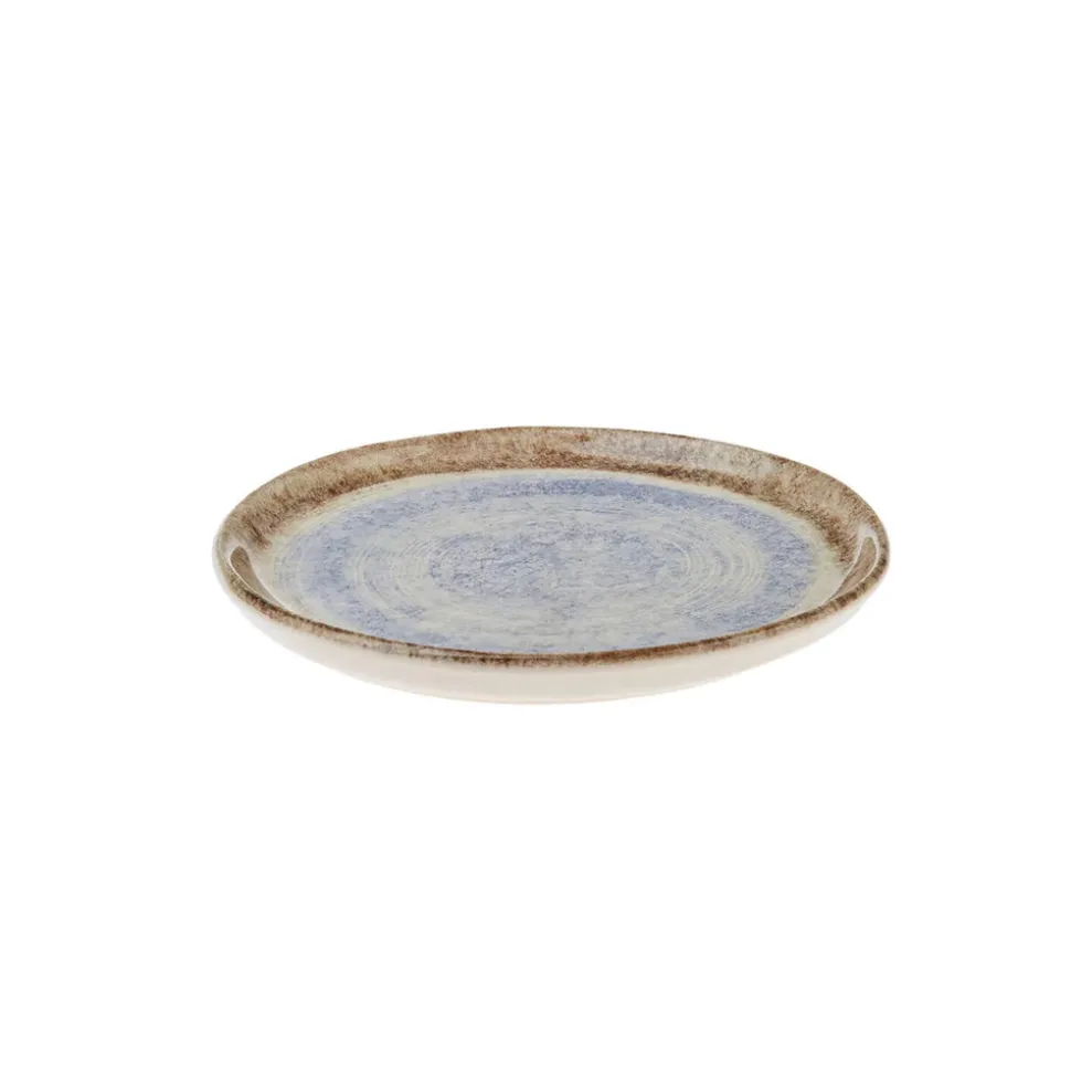 Karaca Ephesus Ceramic Side Plate, 14cm, White Multi