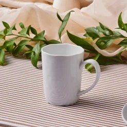 Karaca Epsilon Porcelain Mug, 414ml, White