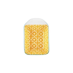 Karaca Floral Porcelain Rectangle Snack/Sauce Bowl, 10cm, Yellow