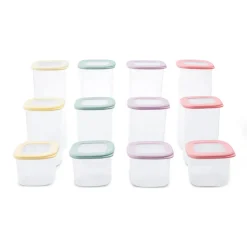 Karaca Forbs 12 Piece Storage Container, Multi