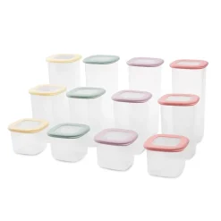Karaca Forbs 12 Piece Storage Container, Multi