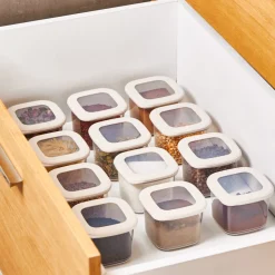 Karaca Forbs 12-Piece Storage Container, 500ml, Cream