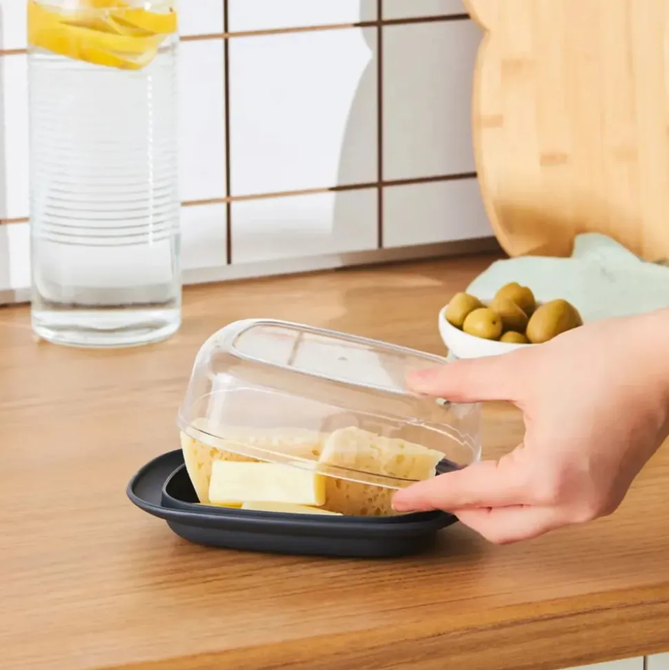 Karaca Girona 2-Piece Breakfast Storage Container, Navy Blue
