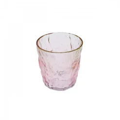 Karaca Glacier Glass Tumbler Glass, 287ml, Transparent Red Green