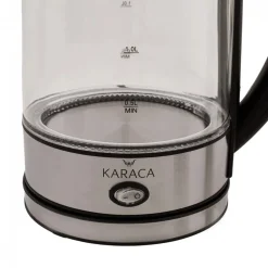 Karaca Glass Herbal Tea Maker and Kettle, 1.7L, Inox