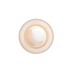 Karaca Glory Glass Dessert Plate, 19cm, Amber