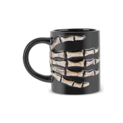 Karaca Halloween Bones Ceramic Mug, 460ml, Multicolour
