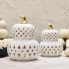 Karaca Halloween Led Light Trinket, 24cm, White Gold