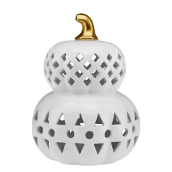 Karaca Halloween Led Light Trinket, 24cm, White Gold