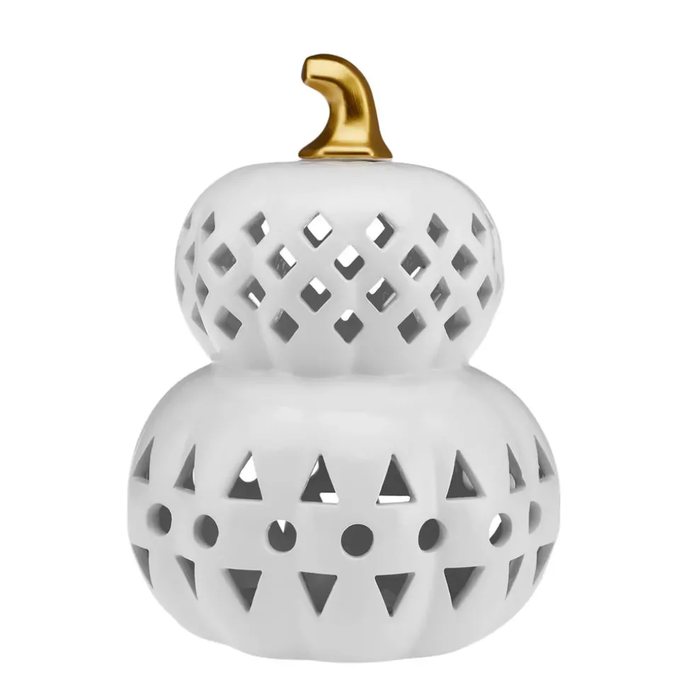 Karaca Halloween Led Light Trinket, 24cm, White Gold