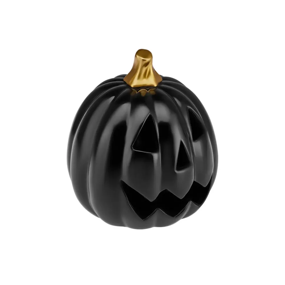 Karaca Halloween Led Light Trinket, 20cm, Black Gold