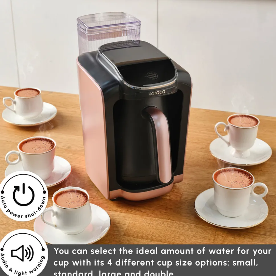 Karaca Hatır Aqua Turkish Coffee Maker, 735W, Rose Gold