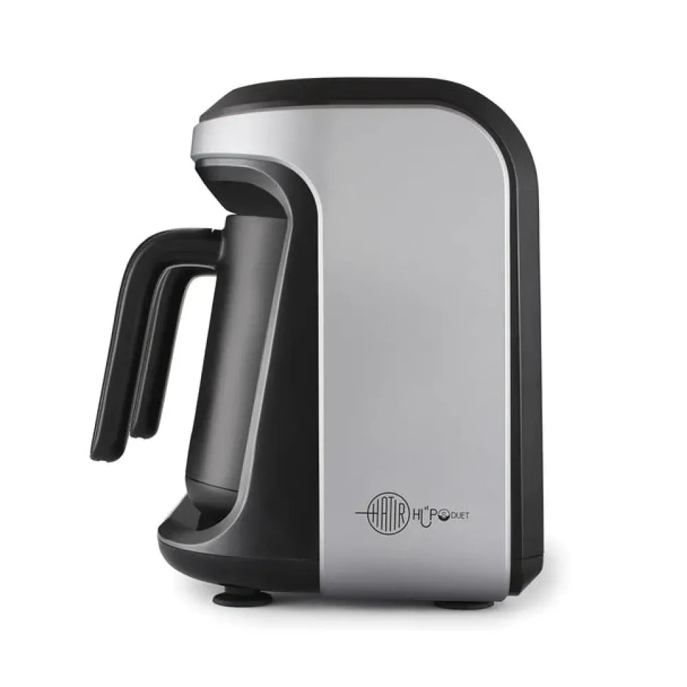 Karaca Hatır Hüps Duet Turkish Coffee Maker, 1400W, Silver