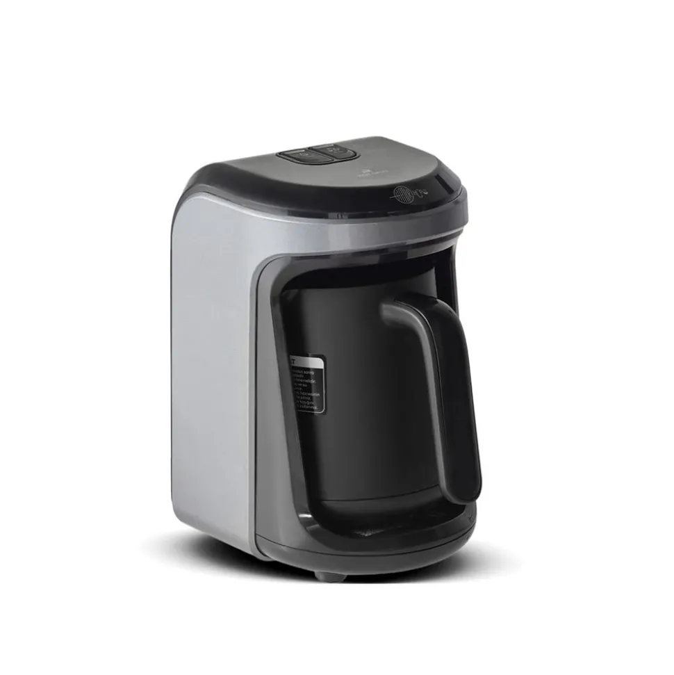 Karaca Hatır Hüps Turkish Coffee Maker and Milk Steamer, 535W, Anthracite
