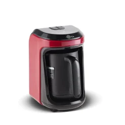 Karaca Hatır Hüps Turkish Coffee Maker and Milk Steamer, 535W, Red