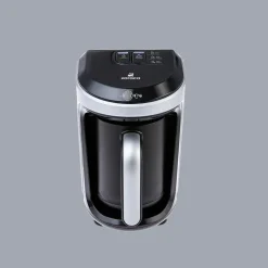 Karaca Hatır Hüps Turkish Coffee Maker and Milk Steamer, 535W, Silver
