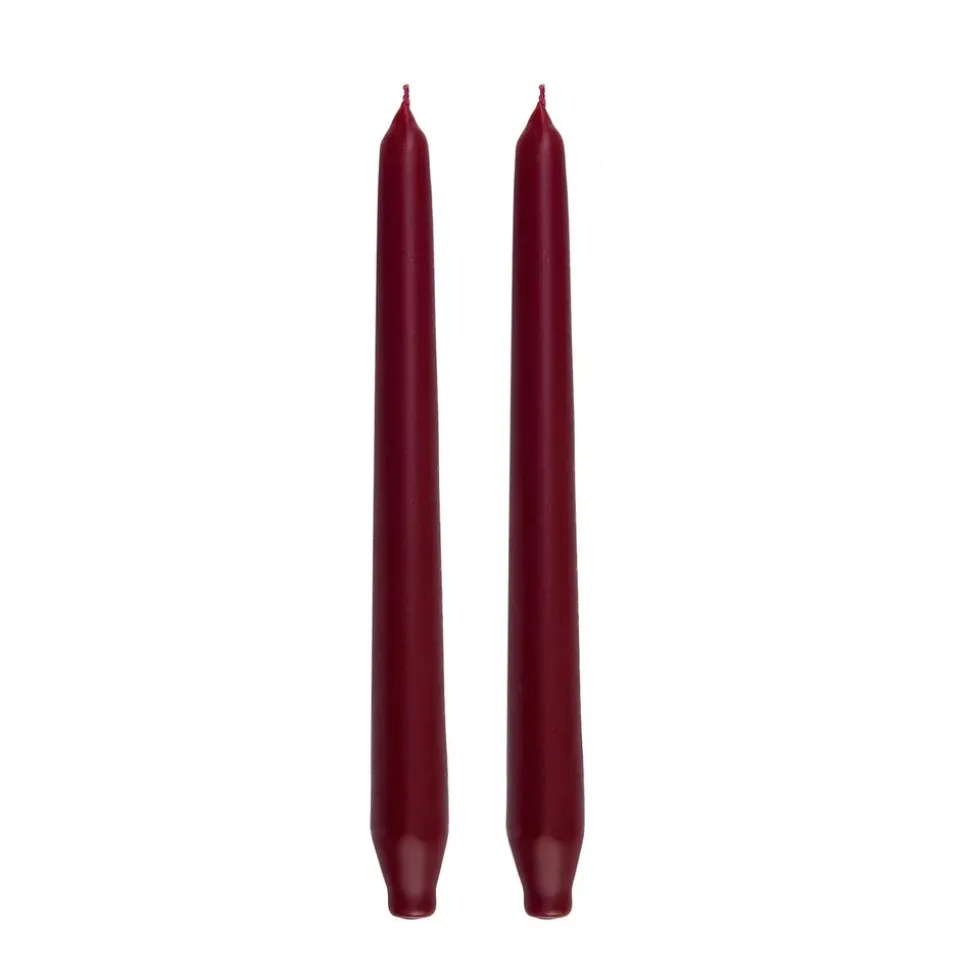 Karaca Home Andy 2-Piece Candle, 24cm, Burgundy