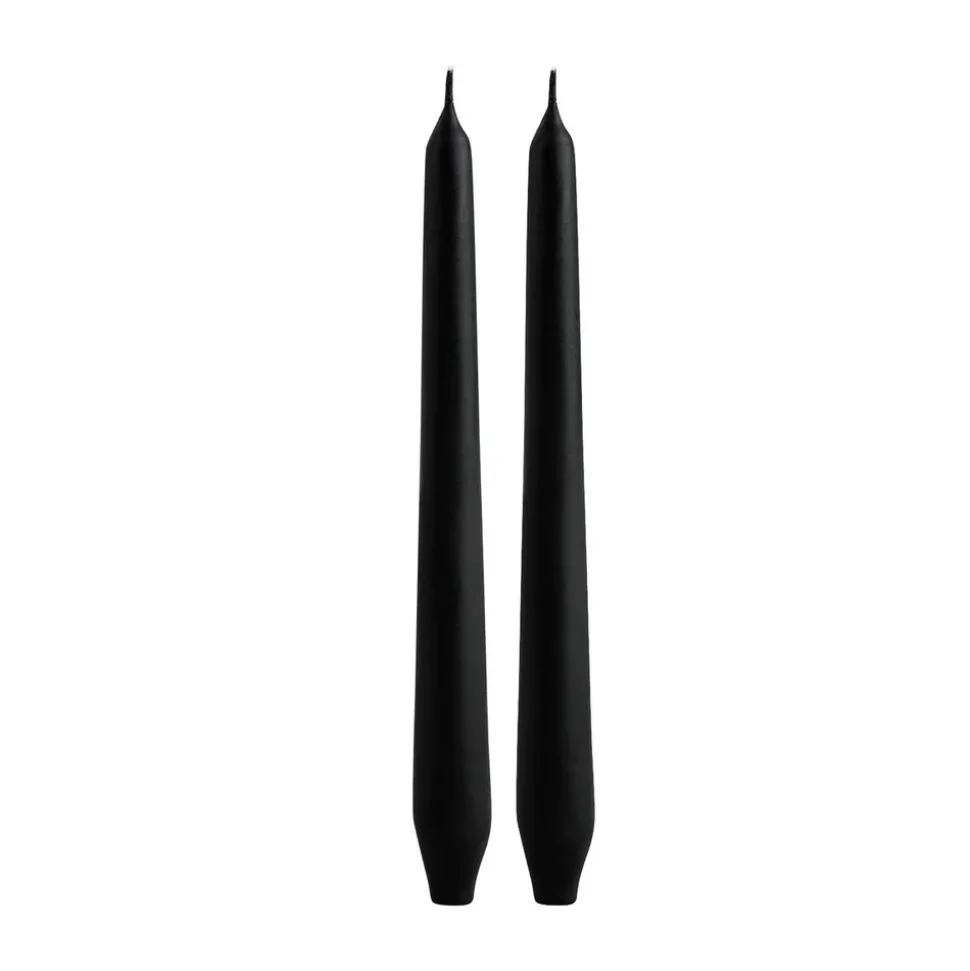 Karaca Home Andy 2-Piece Candle, 24cm, Black