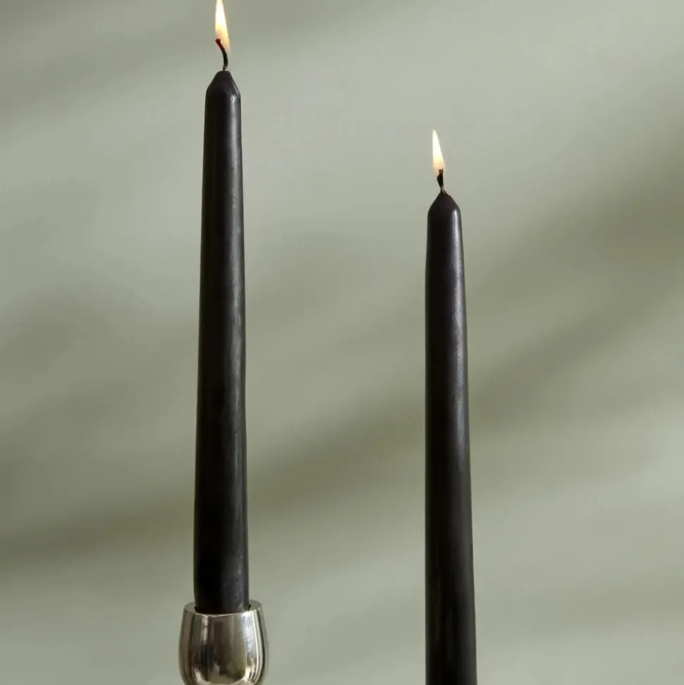 Karaca Home Andy 2-Piece Candle, 24cm, Black