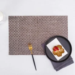 Karaca Home Baldwin 2-Piece American Placemat, 30x45cm, Copper