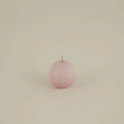 Karaca Home Ball Candle, 6cm, Light Pink