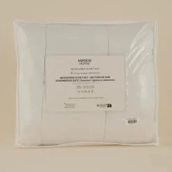 Karaca Home Basic Microfiber Duvet Cover Set, Offwhite