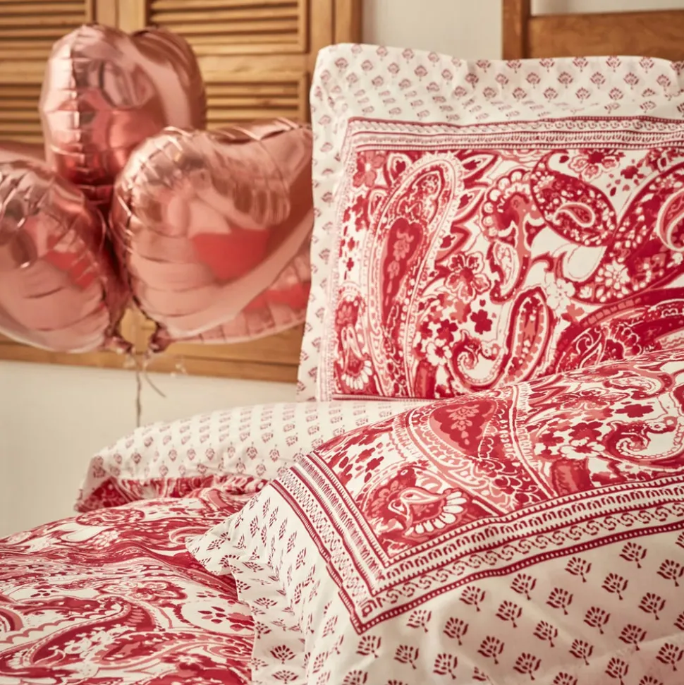 Karaca Home Bellance 100% Turkish Cotton Duvet Cover Set with Bed Sheet, Double, Multi