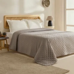 Karaca Home Breezy Bedspread, Single, Grey