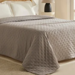 Karaca Home Breezy Bedspread, Double, Grey