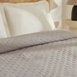 Karaca Home Breezy Bedspread, Double, Grey