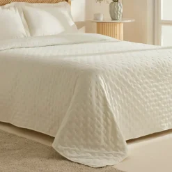 Karaca Home Breezy Bedspread, Single, Ecru