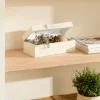 Karaca Home Carrie Decorative Box, 25x12x8,5cm, White