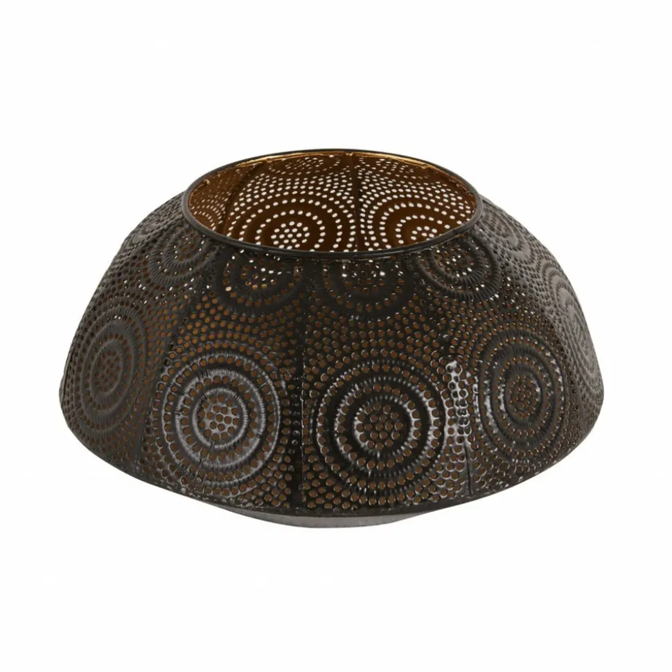 Karaca Home Casablanca Decorative Lantern, 20cmx10cm, Black Gold