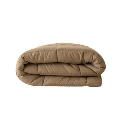 Karaca Home Double Face Duvet Cover, 155x220cm, Beige-Mocha
