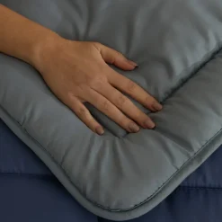 Karaca Home Double Face Duvet Cover, 135x200cm, Blue-Mint