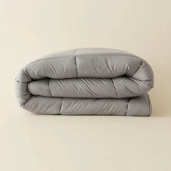 Karaca Home Double Face Duvet Cover, 155x220cm, Anthratice-Grey