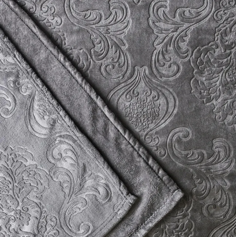 Karaca Home Felix Blanket, 220cmx240cm, Grey