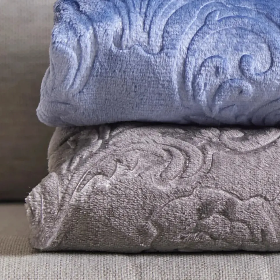 Karaca Home Felix Blanket, 220cmx240cm, Grey