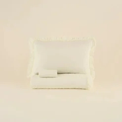 Karaca Home Fiona Bedspread Set, Double, Ecru