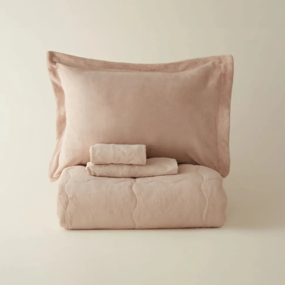 Karaca Home Flufy Comfort Bedding Set, Single, Powder
