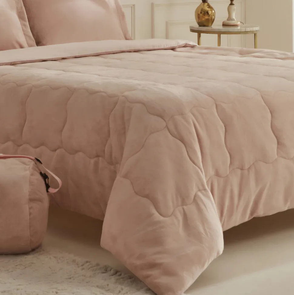 Karaca Home Flufy Comfort Bedding Set, Double, Powder