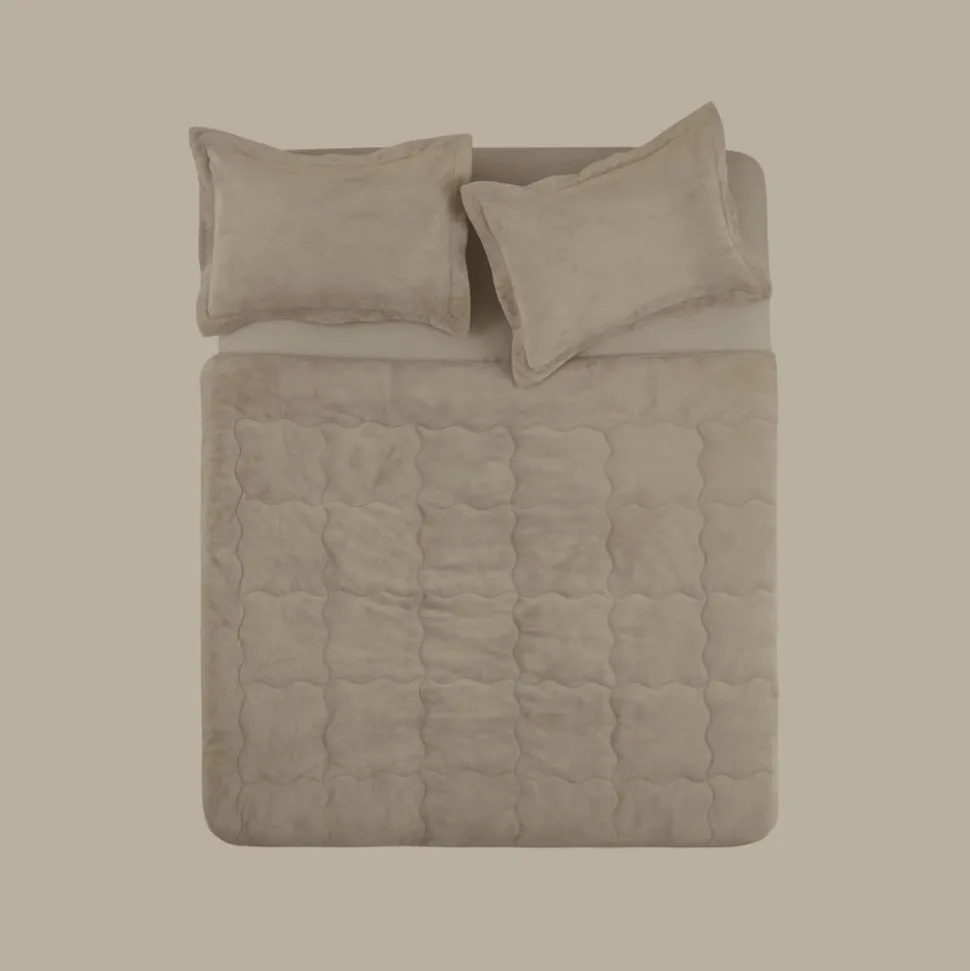 Karaca Home Flufy Comfort Bedding Set, Single, Beige