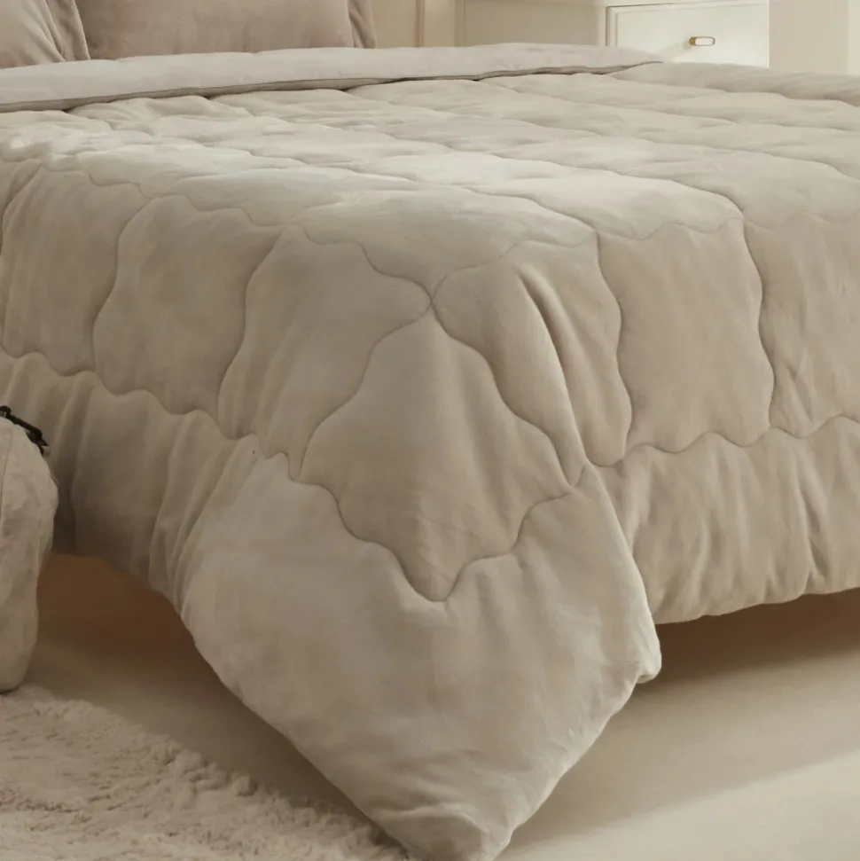 Karaca Home Flufy Comfort Bedding Set, Double, Beige