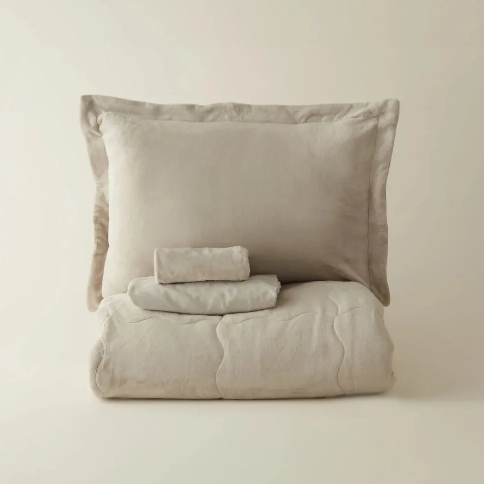 Karaca Home Flufy Comfort Bedding Set, Double, Beige
