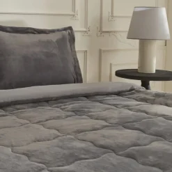 Karaca Home Flufy Comfort Bedding Set, Double, Anthracite