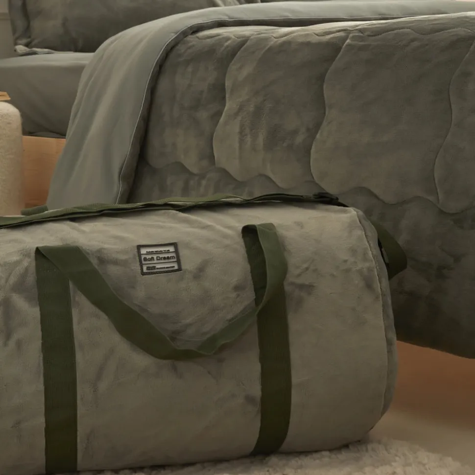 Karaca Home Flufy Comfort Bedding Set, Single, Khaki