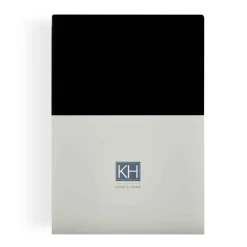 Karaca Home Jersey 100% Turkish Cotton Fitted Sheet, King, Anthracite
